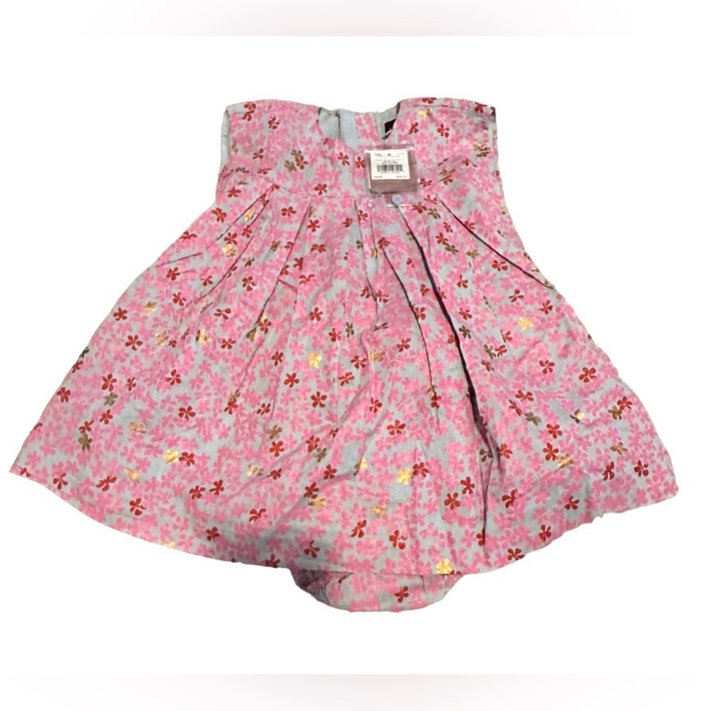 Tea outfit size 12-18 months. Floral.